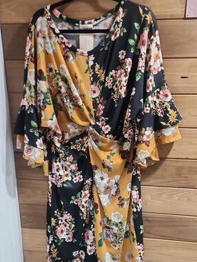 Ruffle Sleeve Splendor Dress